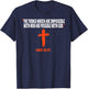 Luke 18:27 Bible Verses Scripture T-Shirt - T-Shirt | Navy