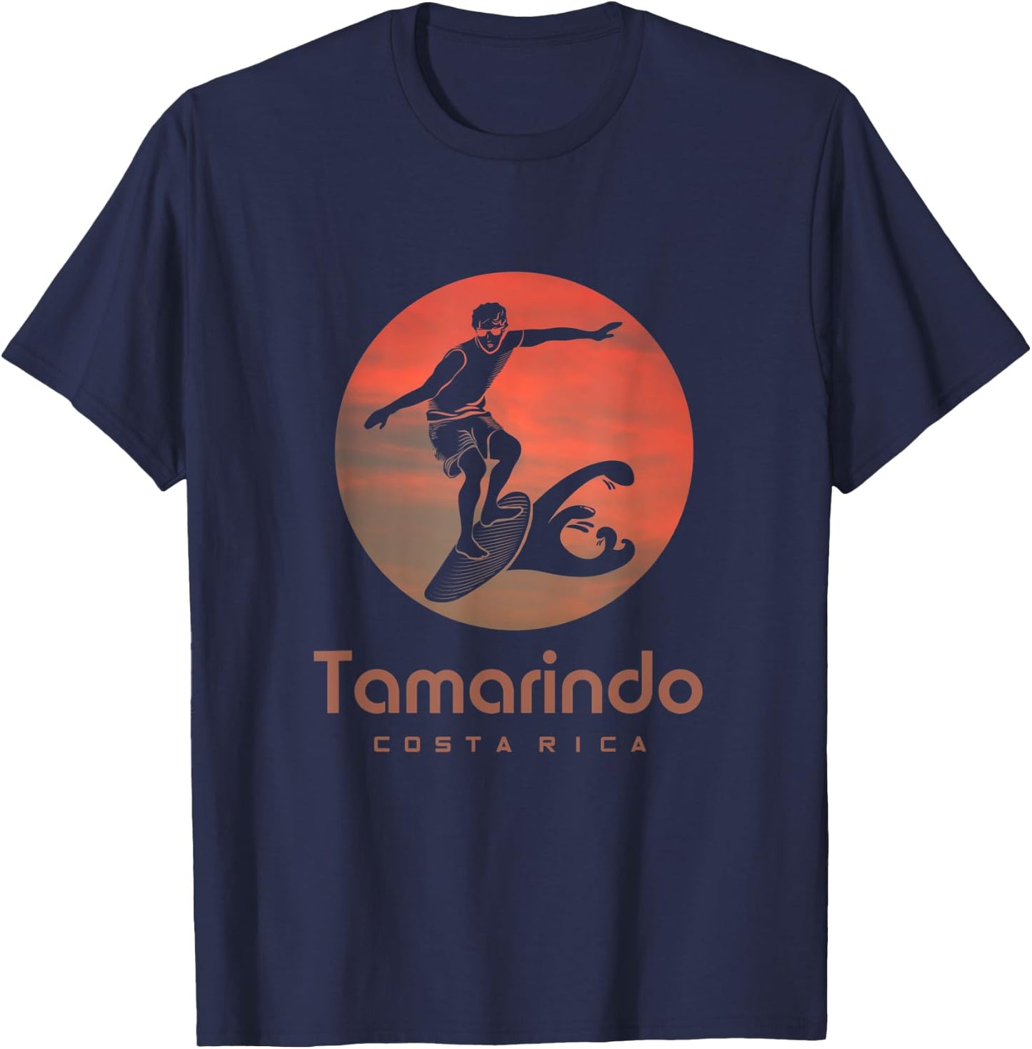 Costa Rica Windsurfing Surfing Surfers Surf Tamarindo T-Shirt - T-Shirt | Navy