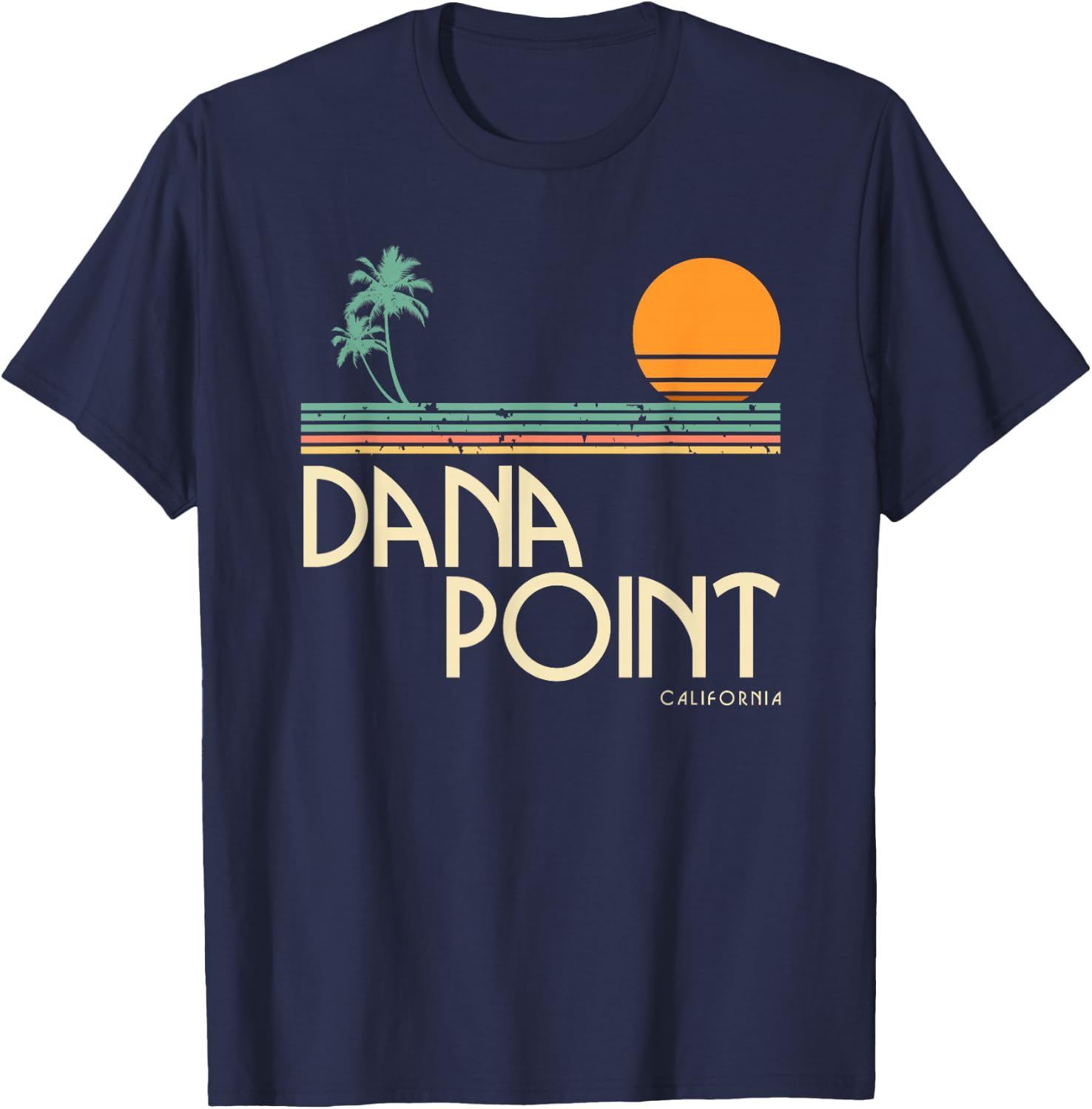 Vintage Dana Point California T-Shirt - T-Shirt | Navy