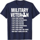 Military Veterans Against Trump 2020 Fight USA Election T-Shirt - T-Shirt | Navy