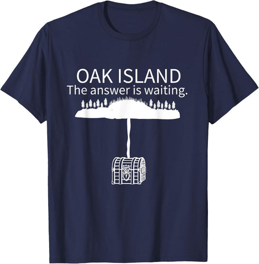 Curse of Oak Island Gift Treasure Chest T-Shirt - T-Shirt | Navy