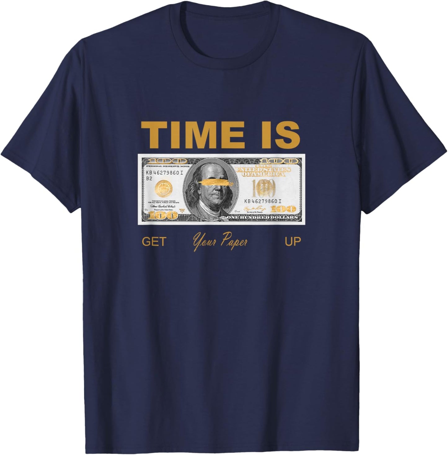 Brown Color You Already Know What Time Brown Graphic T-Shirt - T-Shirt | Navy