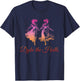 Dyke The Halls Lesbian Couple Pride Ally Design T-Shirt - T-Shirt | Navy