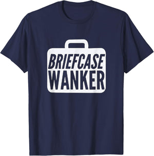 The Inbetweeners Briefcase Wanker Will Top Shirt T-Shirt - T-Shirt | Navy