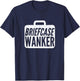 The Inbetweeners Briefcase Wanker Will Top Shirt T-Shirt - T-Shirt | Navy