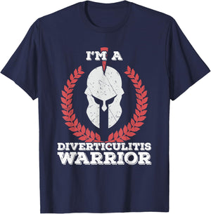 I'm a Diverticulitis Warrior Diverticulitis Awareness T-Shirt - T-Shirt | Navy
