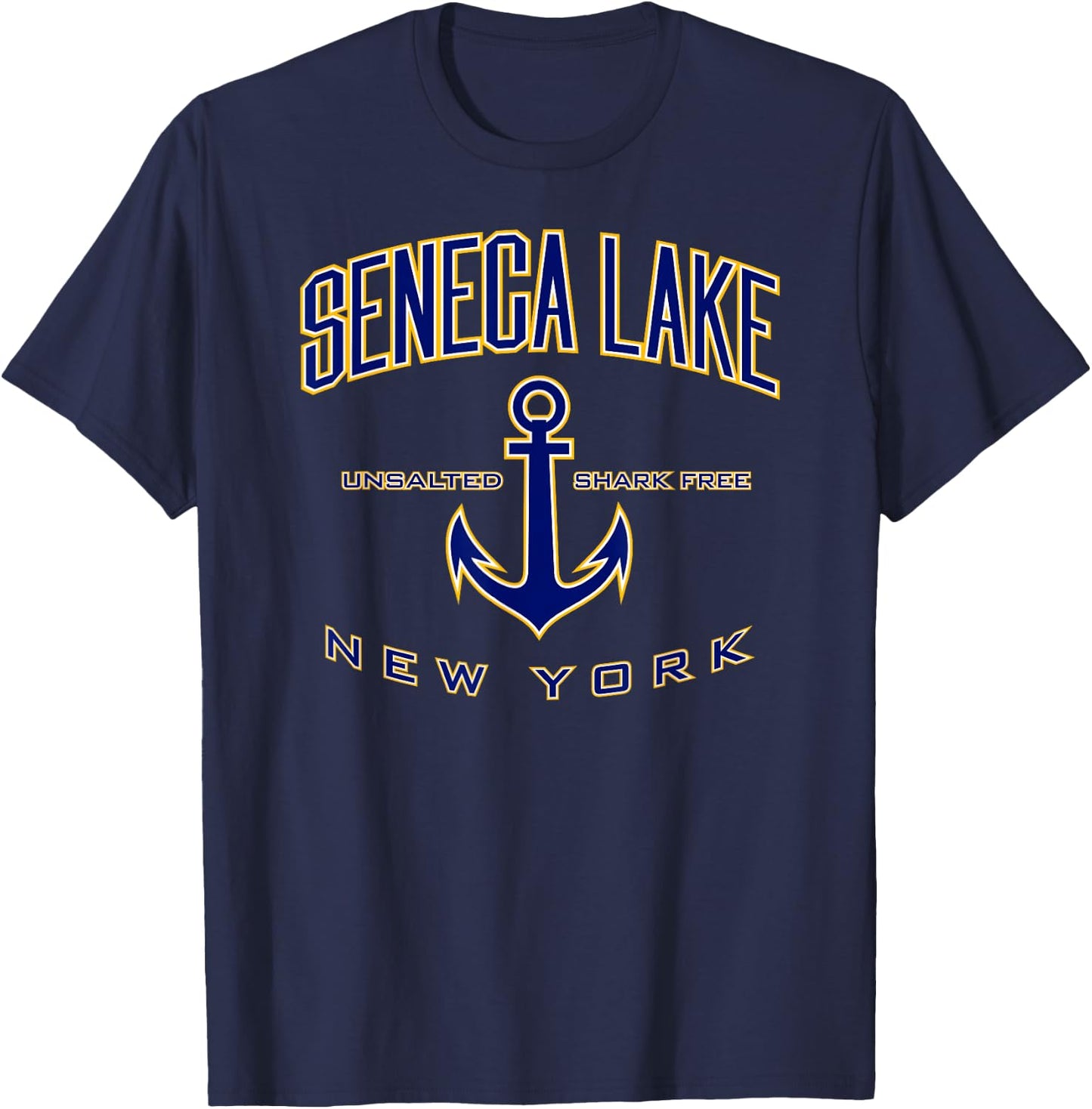 Seneca Lake NY T-Shirt - T-Shirt | Navy