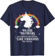 Glass Blowers are Magical Like Unicorns Funny Gift T-Shirt - T-Shirt | Navy