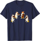 Fun Cats Playing Violin Cello Gift Music Cat Lover Women Kids T-Shirt - T-Shirt | Navy