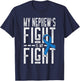 T1D Diabetic Nephew Shirt Juvenile Diabetes Aunt or Uncle T-Shirt - T-Shirt | Navy