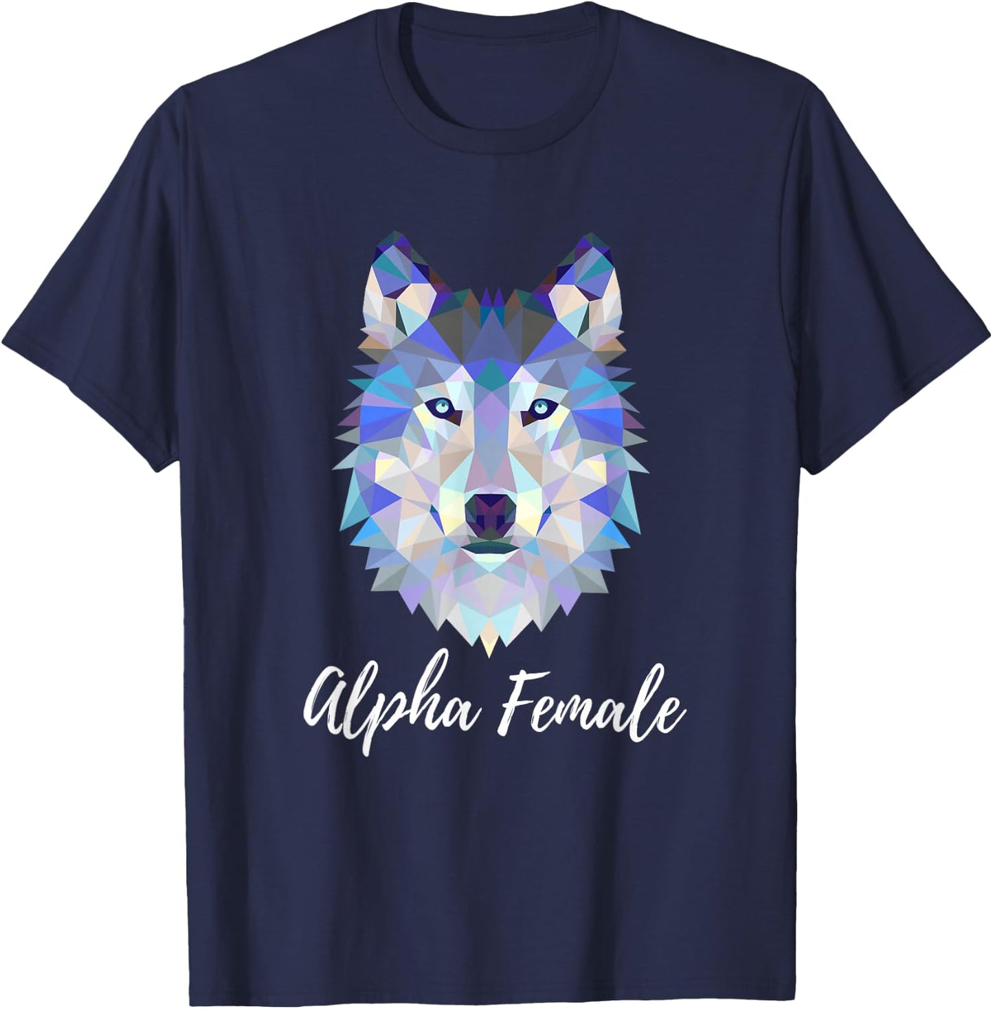 Alpha Female Wolf T-Shirt - T-Shirt | Navy