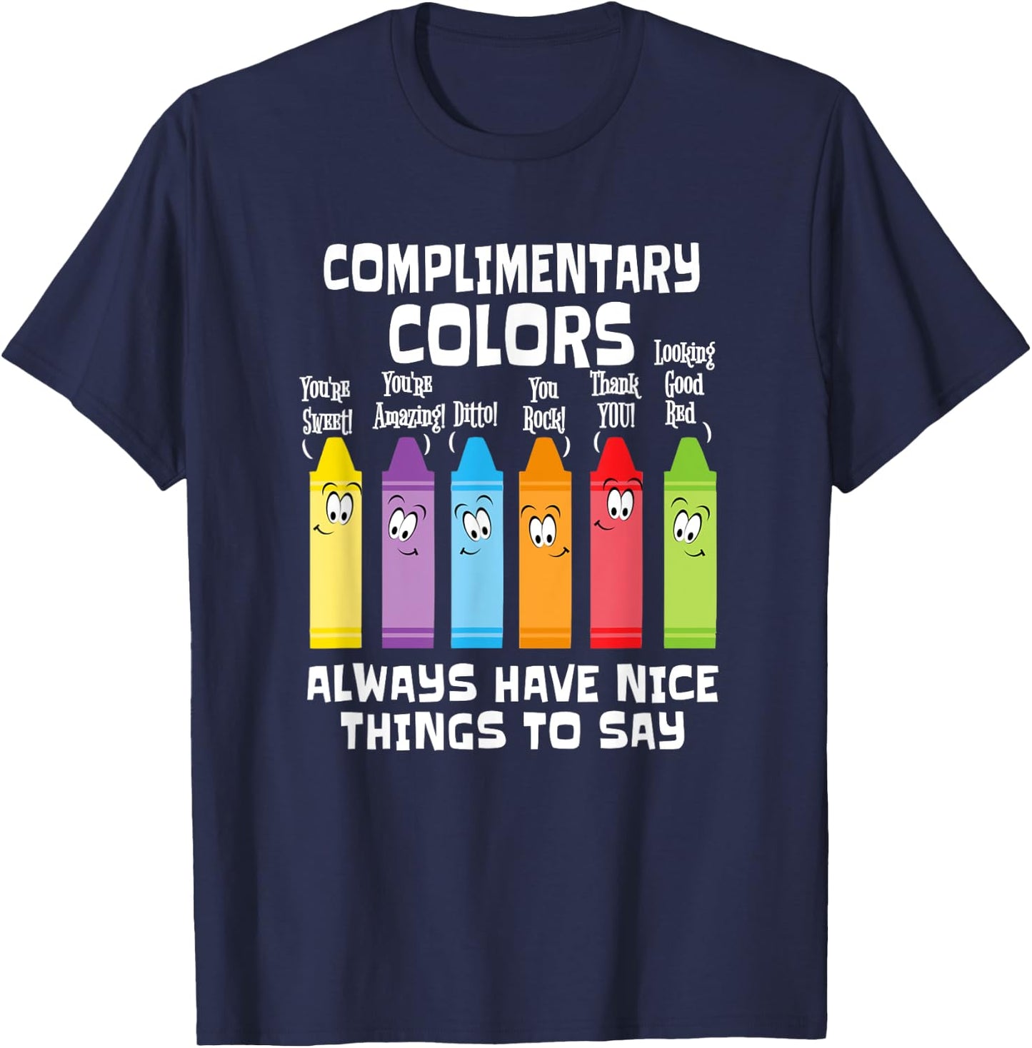 Funny Artist Art Teacher Gift School Artist Joke T-Shirt - T-Shirt | Navy