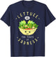 Salad The Taste of Sadness Design Funny Diet T-Shirt - T-Shirt | Navy
