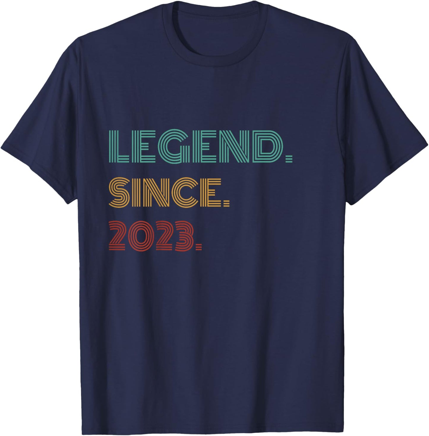 Kids 3 Years Old Legend Since 2023 3rd Birthday T-Shirt - T-Shirt | Navy