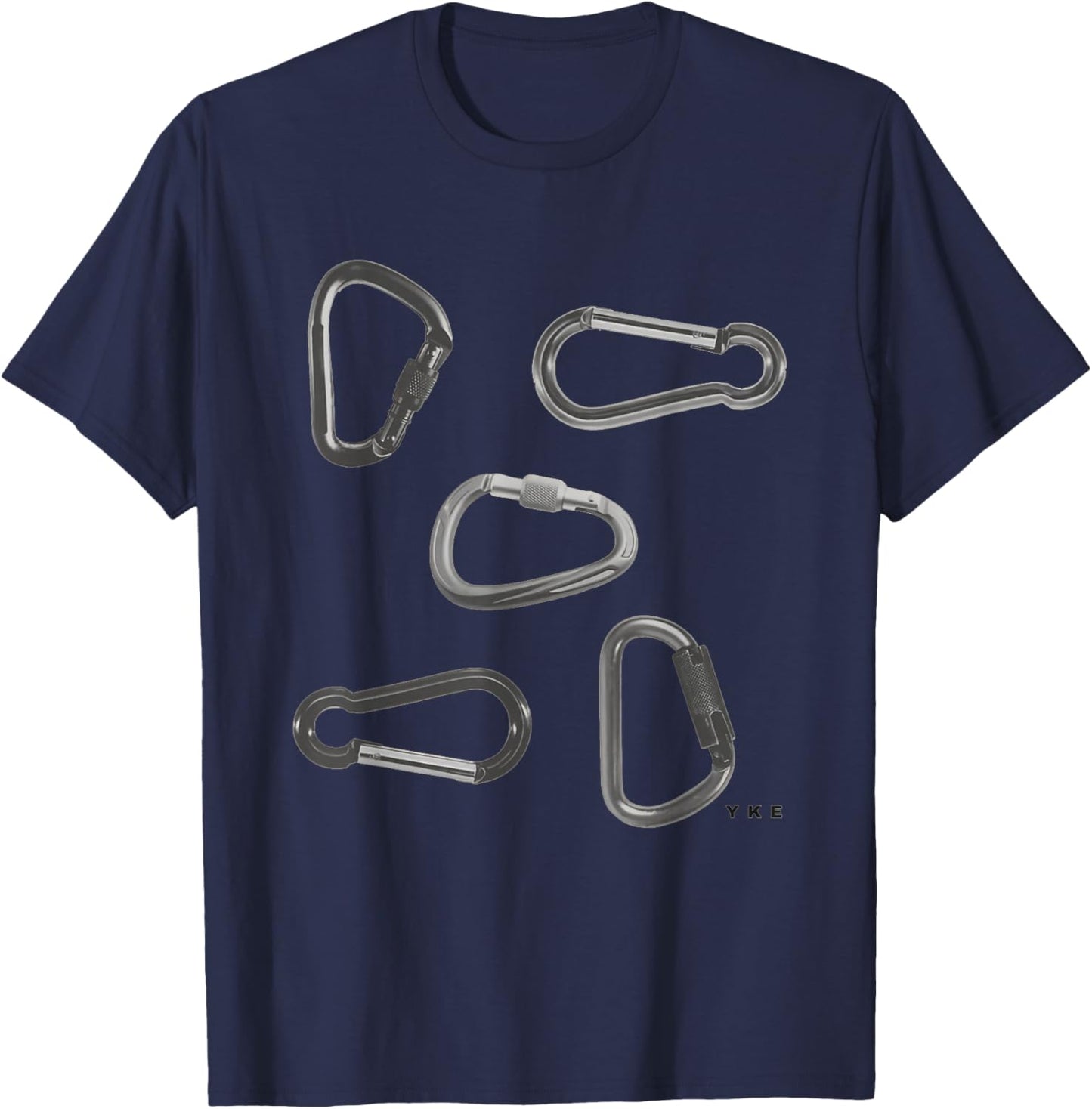Carabiner Lesbian Wlw Lesbian Pride Queer LGBTQ Month T-Shirt - T-Shirt | Navy