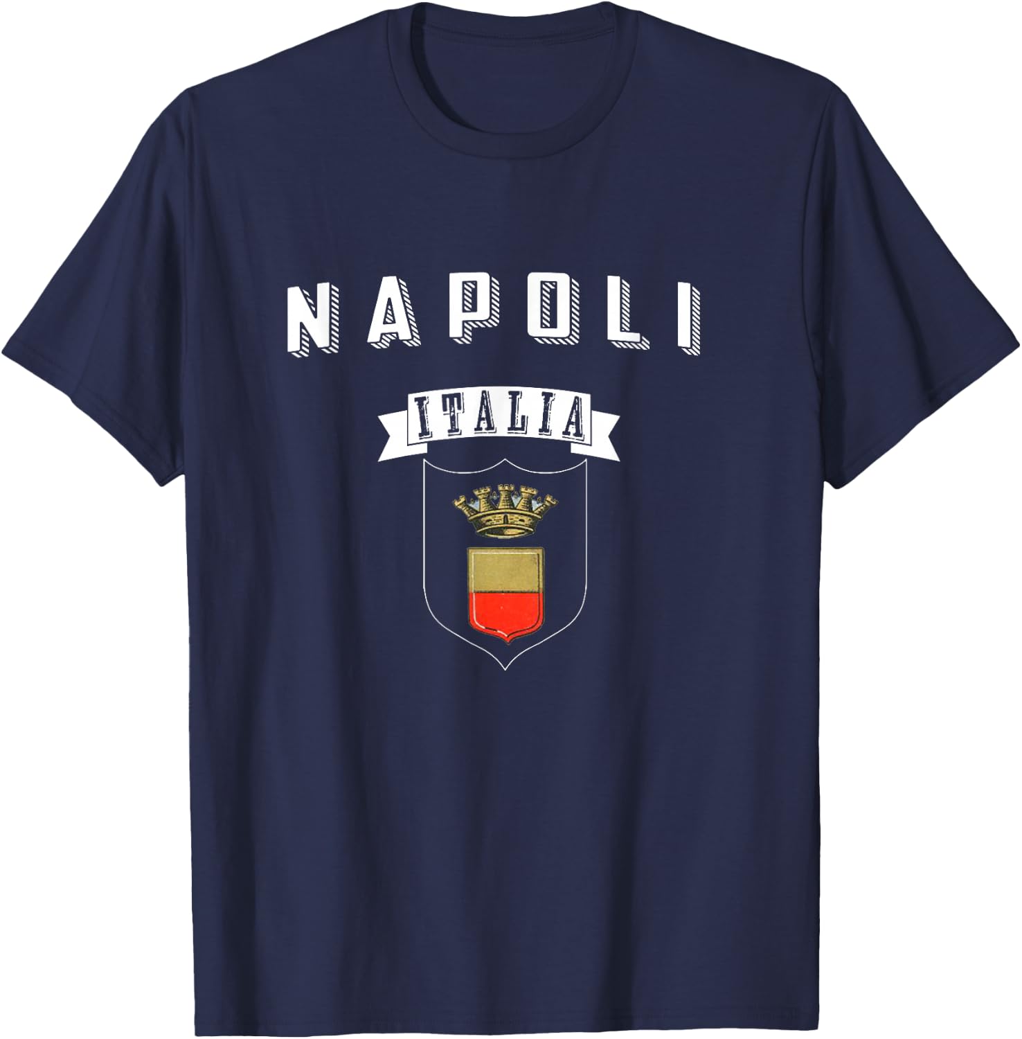 Napoli Italia T Shirt Naples Italy Jersey T-Shirt - T-Shirt | Navy