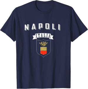 Napoli Italia T Shirt Naples Italy Jersey T-Shirt - T-Shirt | Navy