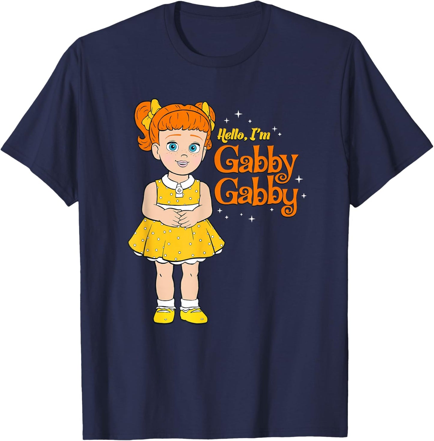 Disney Pixar Toy Story 4 Hello I'm Gabby Gabby T-Shirt - T-Shirt | Navy