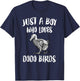 Just A Boy Who Loves Dodo Birds Gift T-Shirt - T-Shirt | Navy