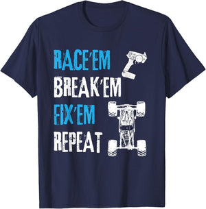 RC Car Remote Control Racing T Shirt Gift T-Shirt - T-Shirt | Navy