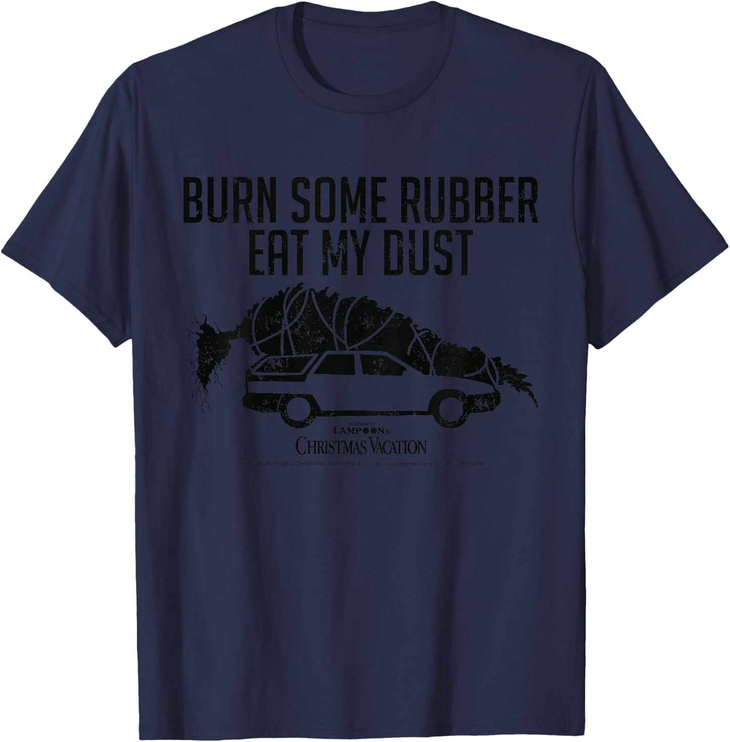 Kids National Lampoon's Christmas Vacation Eat My Dust Poster T-Shirt - T-Shirt | Navy