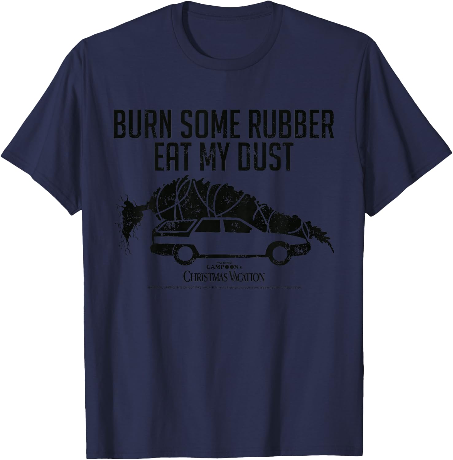 Kids National Lampoon's Christmas Vacation Eat My Dust Poster T-Shirt - T-Shirt | Navy