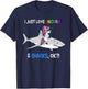 Unicorn Shark Shirt Funny Shark Unicorn Lover Gift T-Shirt - T-Shirt | Navy