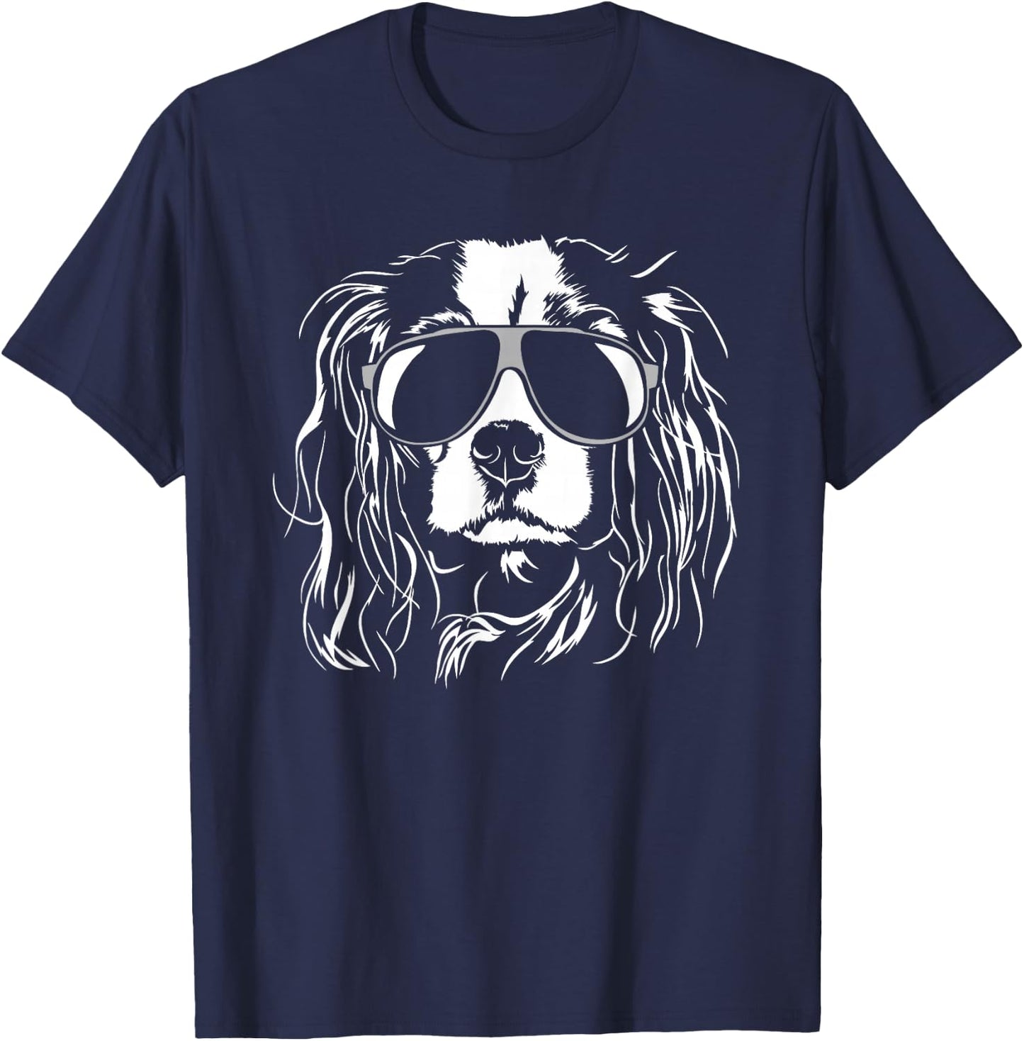 Funny Proud Cavalier King Charles Spaniel T Shirt Dog Gift T-Shirt - T-Shirt | Navy