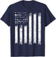 Vintage American Flag USA Patriotic gift Flags T-Shirt - T-Shirt | Navy