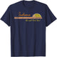 Indiana - its not That Bad | Awesome Retro State T-Shirt - T-Shirt | Navy