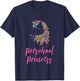 Kids Preschool Princess Unicorn Shirt for Girls, School Shirt T-Shirt - T-Shirt | Navy