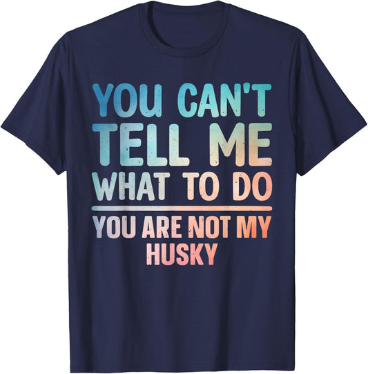 Husky Design Women Siberian Husky Dog Husky Lover T-Shirt - T-Shirt | Navy