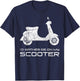 I'd Rather Be on My Scooter Funny Motorbike Hip T-Shirt - T-Shirt | Navy