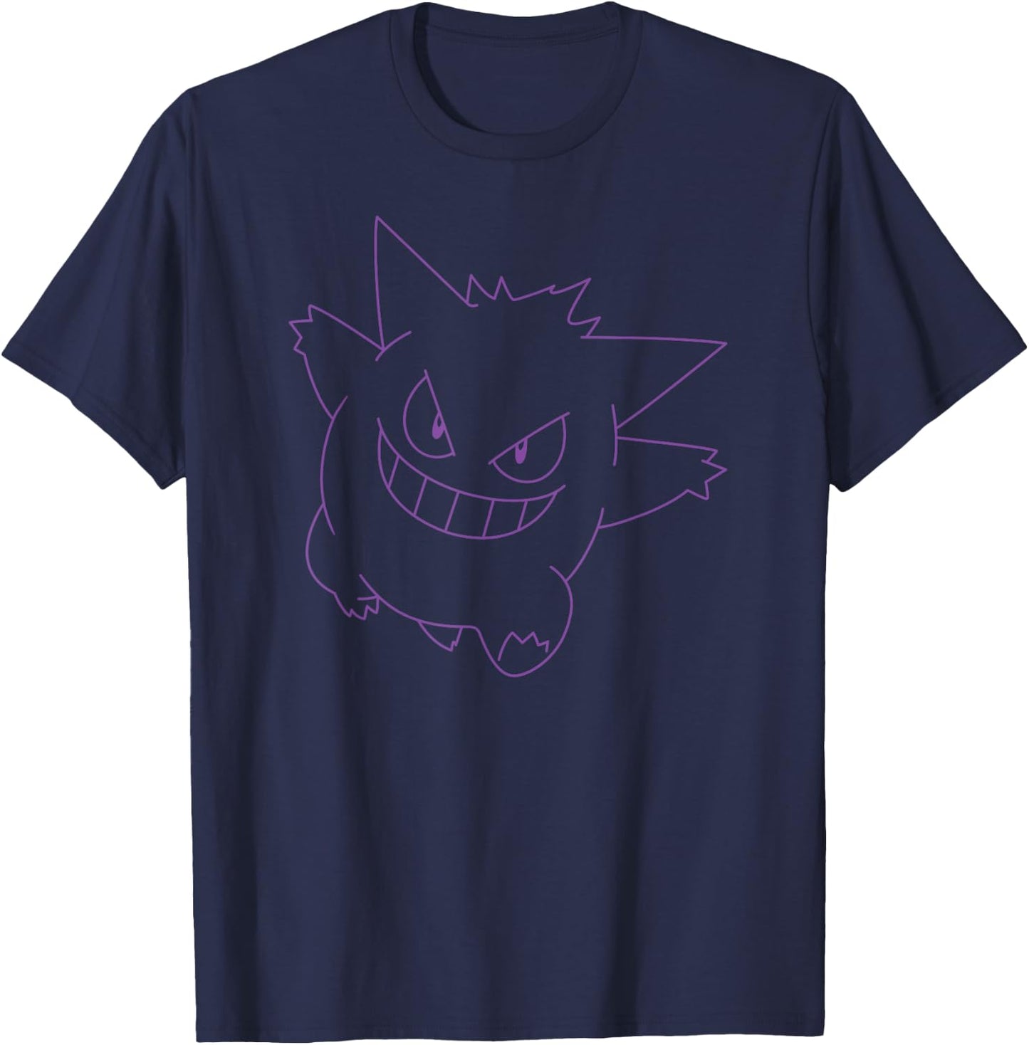 Pokémon Gengar Big Face T-Shirt - T-Shirt | Navy