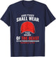 Funny Anti Trump Mark of The Beast Red Hat Liberal Gift Small T-Shirt - T-Shirt | Navy