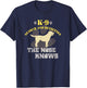 K9 Detection Dog | Labrador Retriever T-Shirt - T-Shirt | Navy