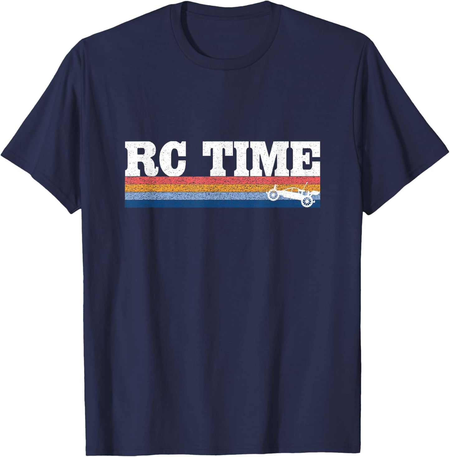 RC Car Shirt RC Time Retro T-Shirt - T-Shirt | Navy