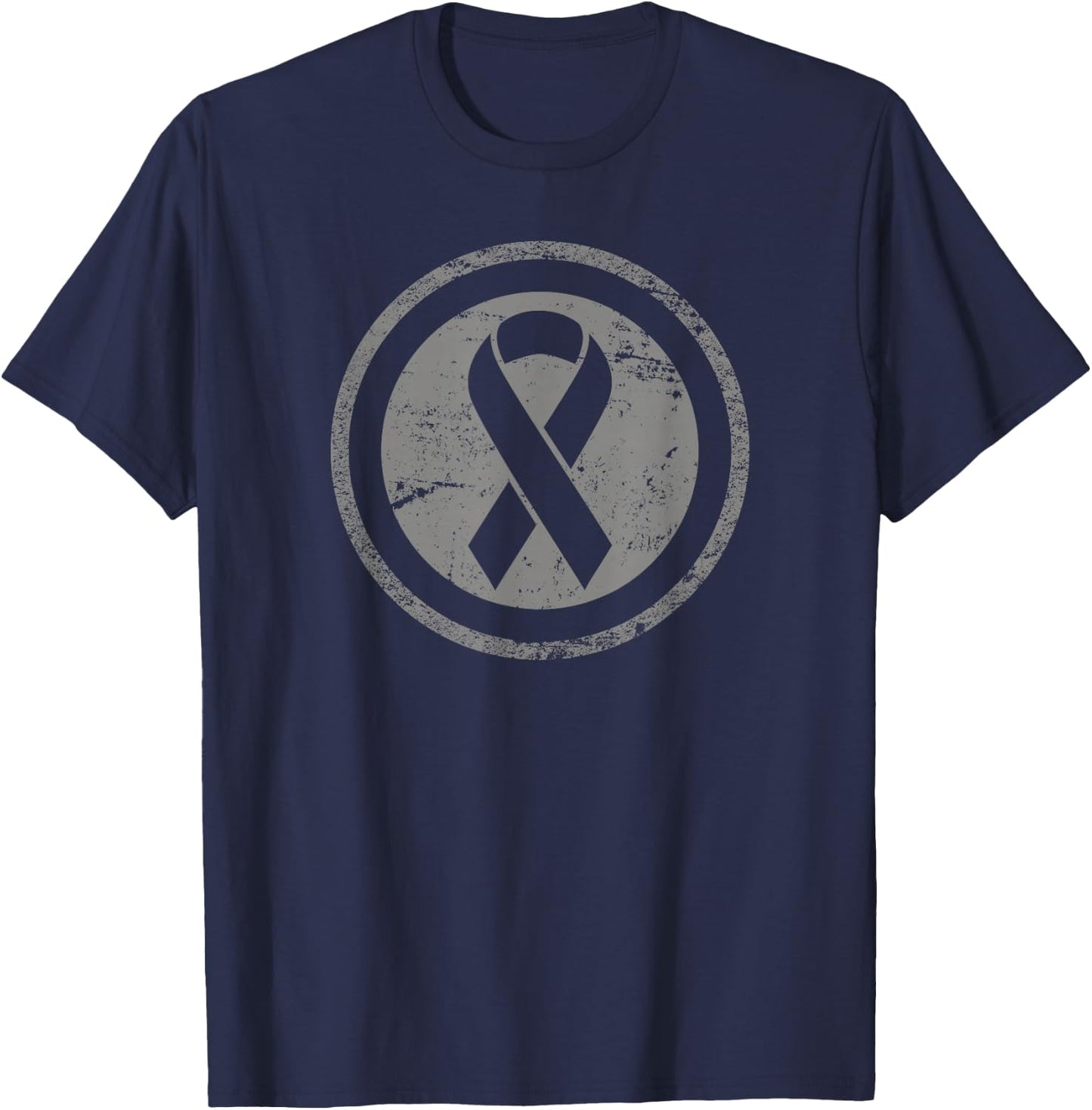 Vintage Pancreatic Cancer Awareness T-Shirt - T-Shirt | Navy