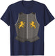 Medieval Knight Costume Funny Halloween Armor Shirt T-Shirt - T-Shirt | Navy