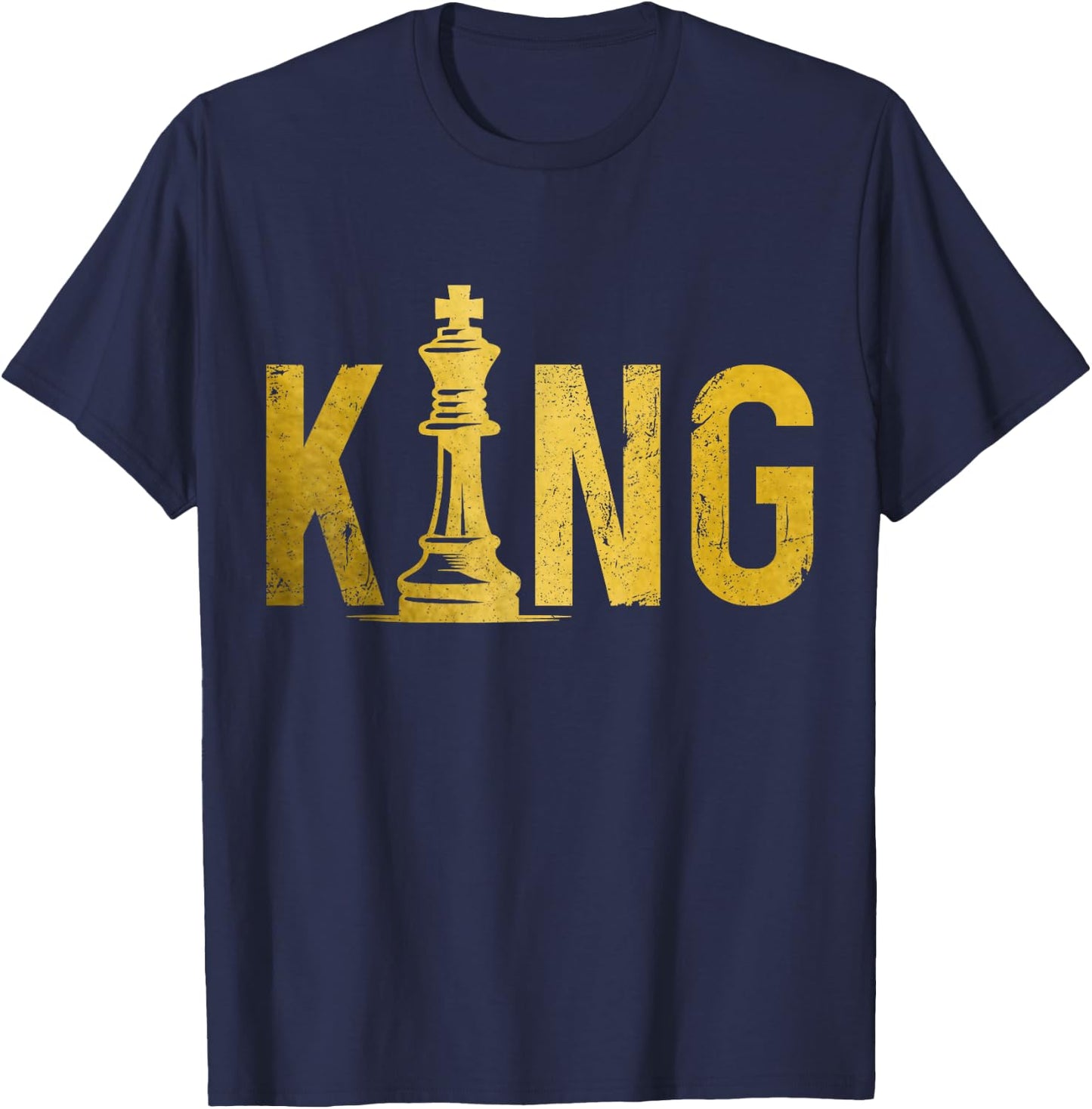 Chess Player King T-Shirt - T-Shirt | Navy
