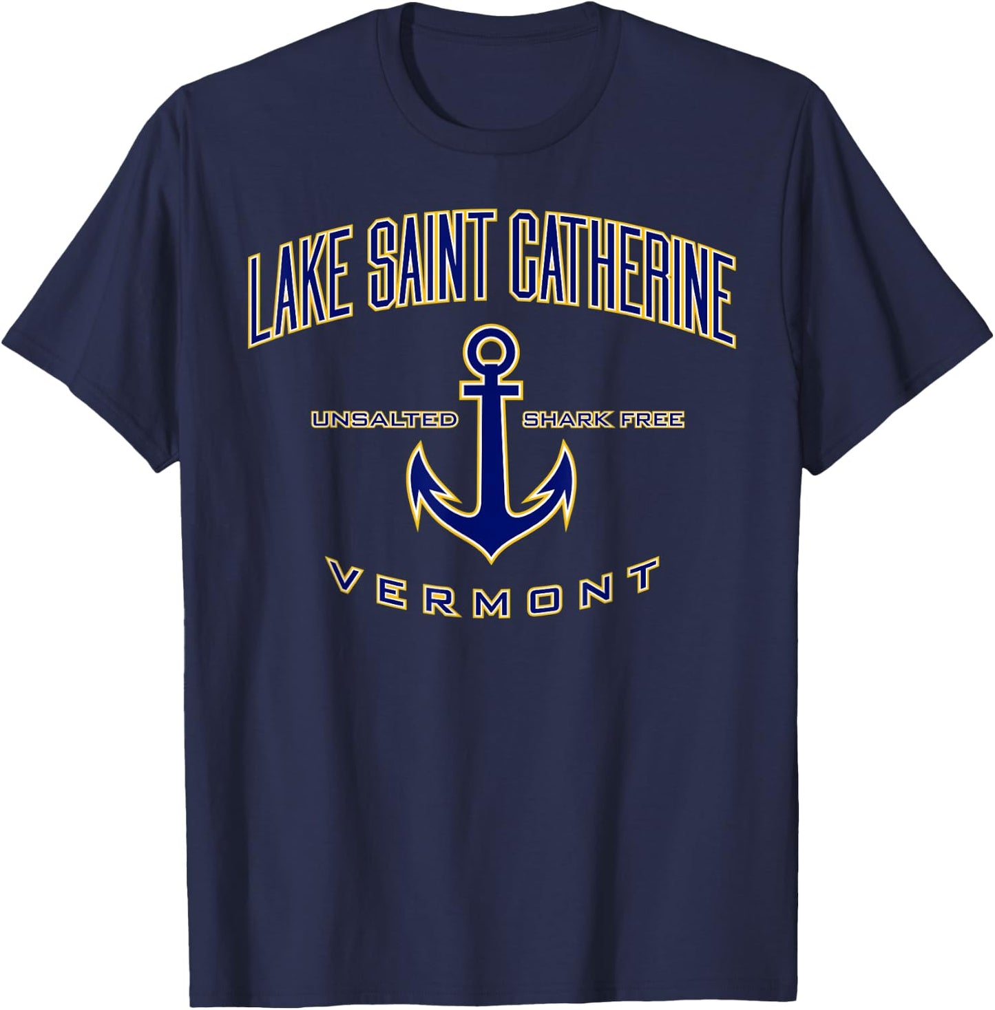 Lake St Catherine VT T-Shirt - T-Shirt | Navy
