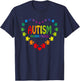 World Autism Awareness 2 April 2026 Autism Cute Autistic T-Shirt - T-Shirt | Navy
