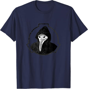 SCP-049 Plague Doctor SCP T-Shirt - T-Shirt | Navy
