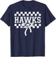 Hawks School Spirit Fan Team Back to School T-Shirt - T-Shirt | Navy