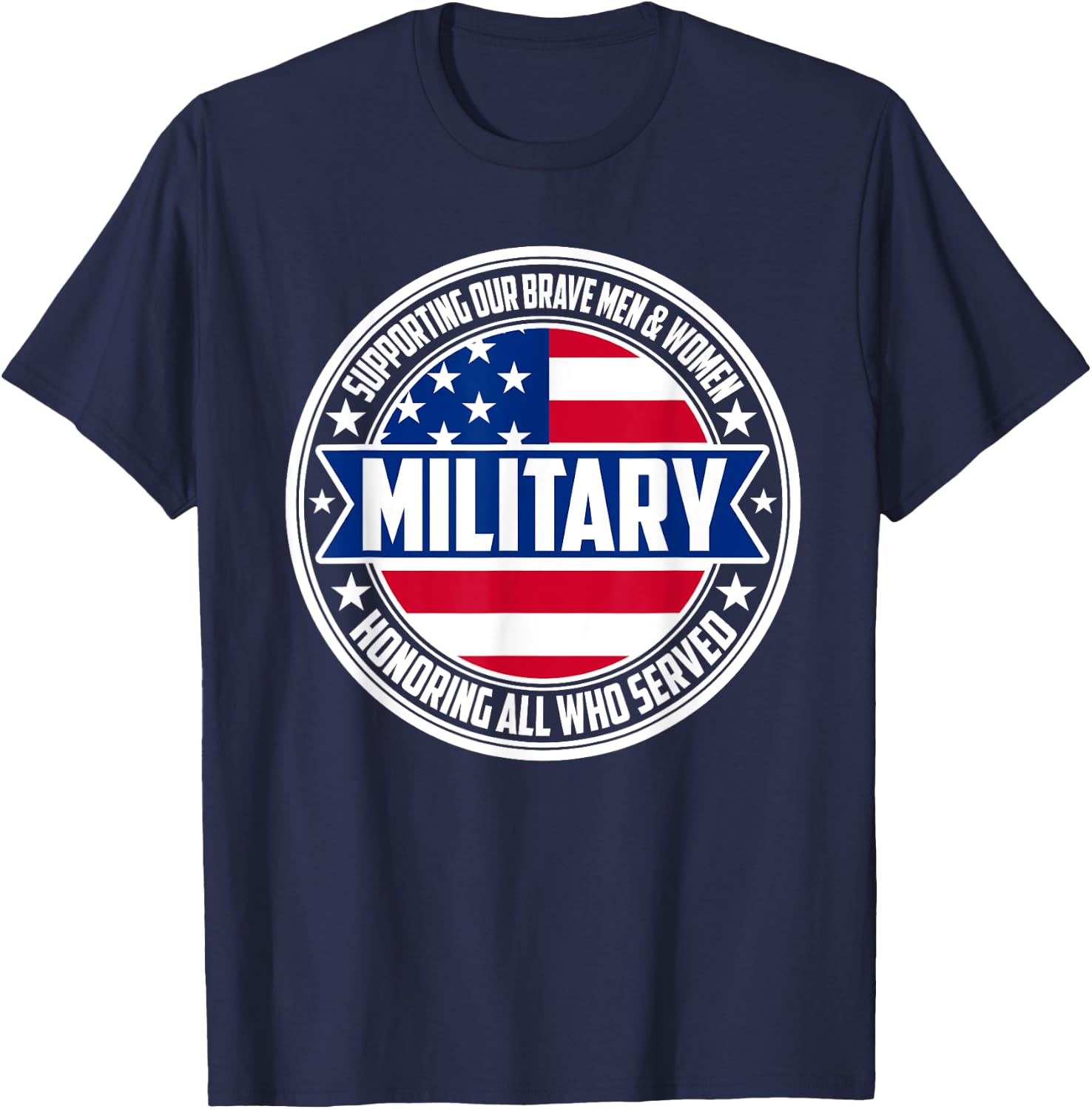 National Military Appreciation Month T-Shirt - T-Shirt | Navy