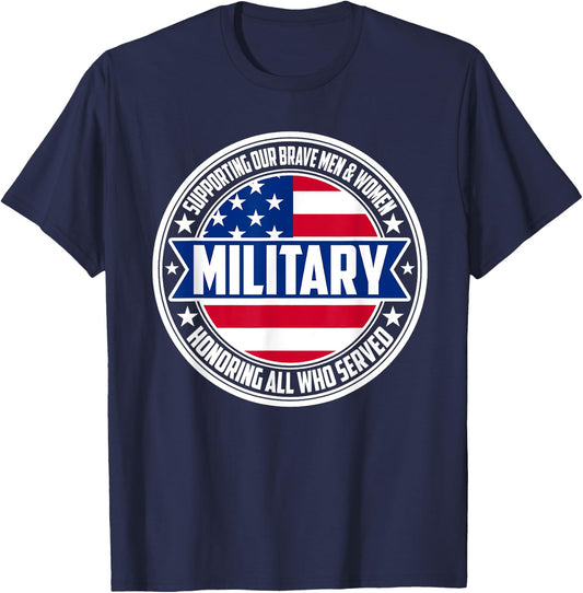 National Military Appreciation Month T-Shirt - T-Shirt | Navy