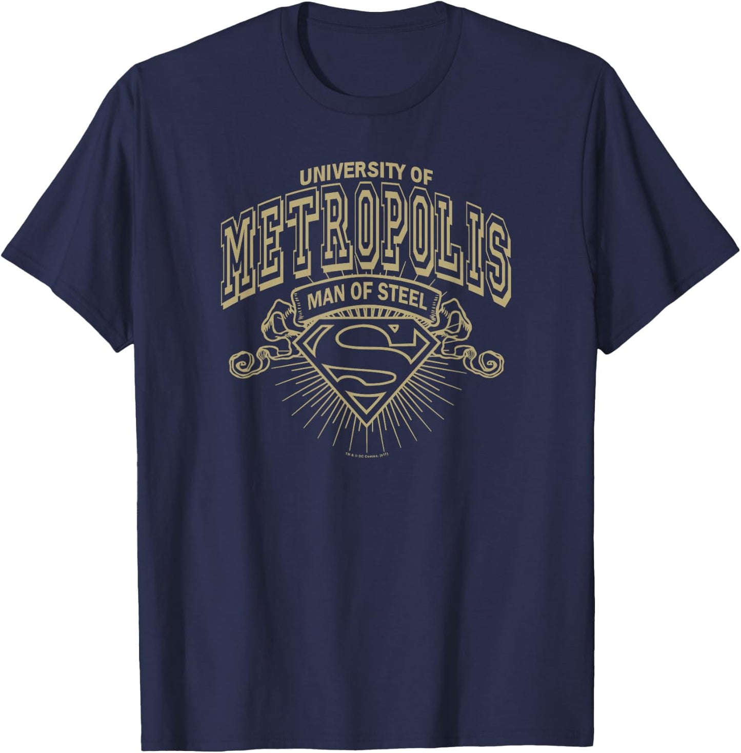 Superman University of Metropolis T Shirt T-Shirt - T-Shirt | Navy