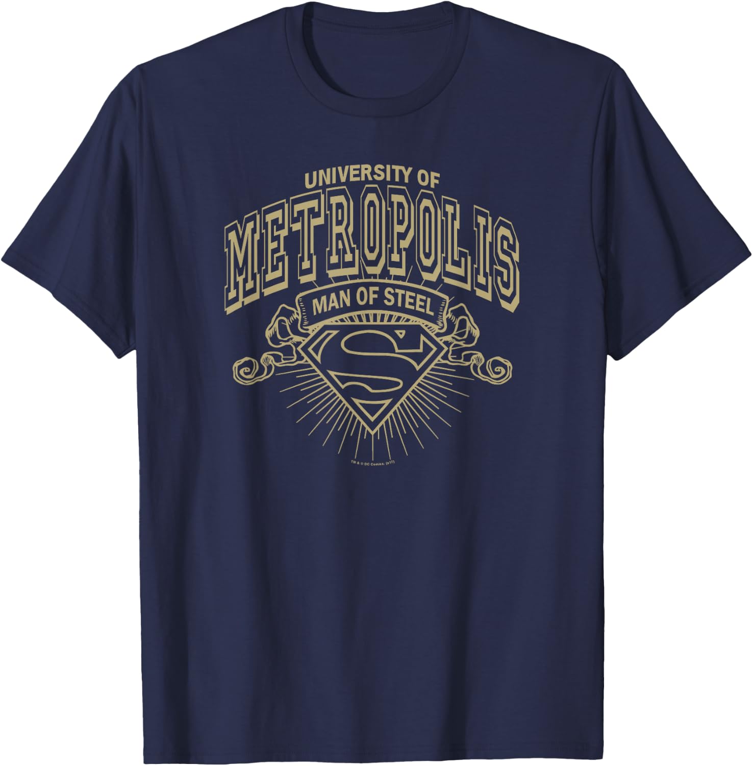 Superman University of Metropolis T Shirt T-Shirt - T-Shirt | Navy
