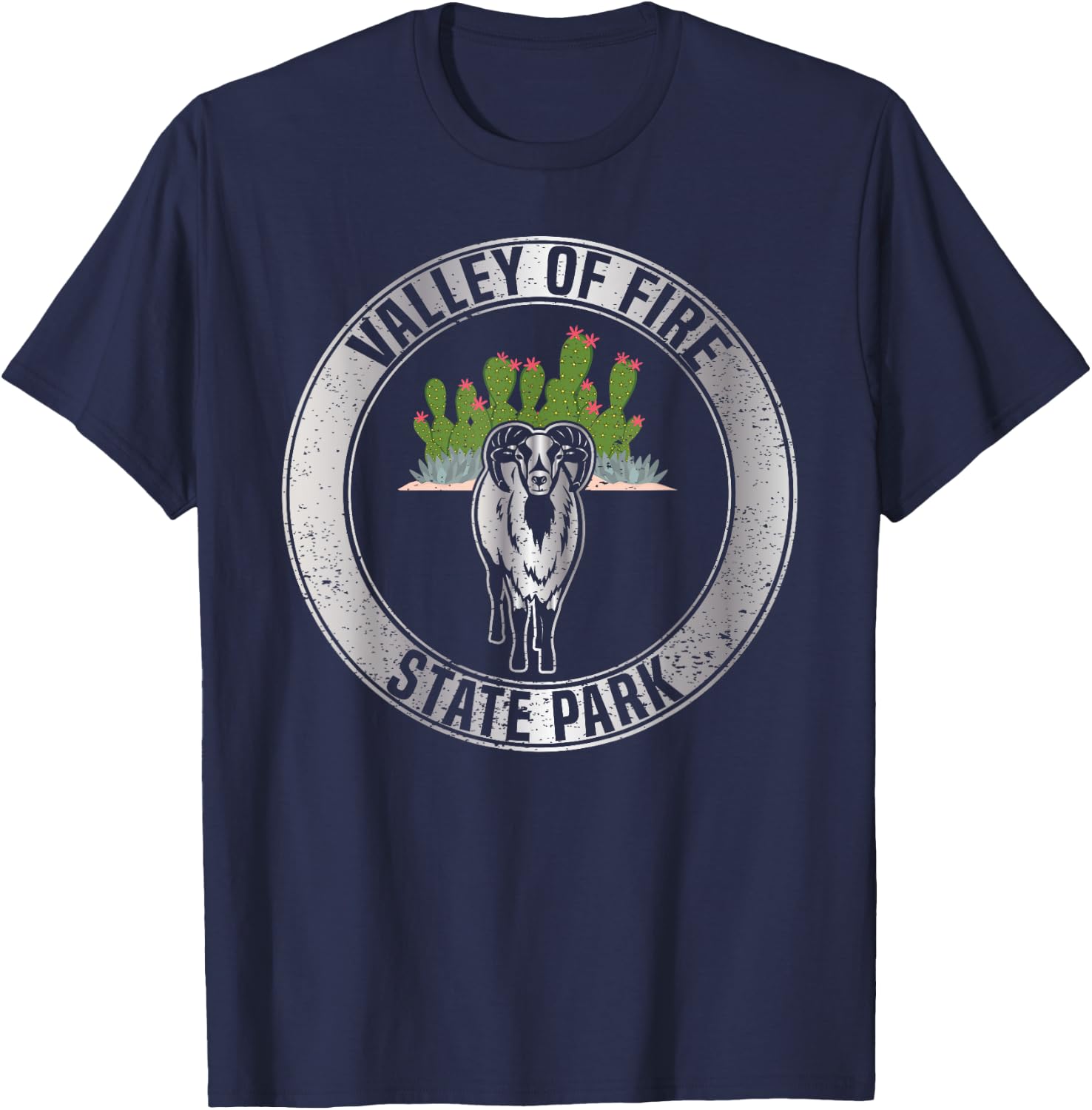 Valley of Fire State Park Nevada Recreational Souvenir T-Shirt - T-Shirt | Navy