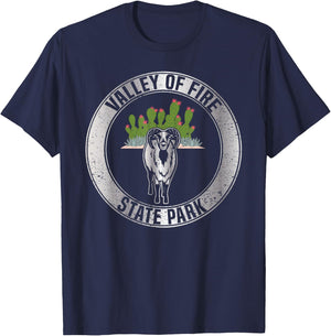 Valley of Fire State Park Nevada Recreational Souvenir T-Shirt - T-Shirt | Navy